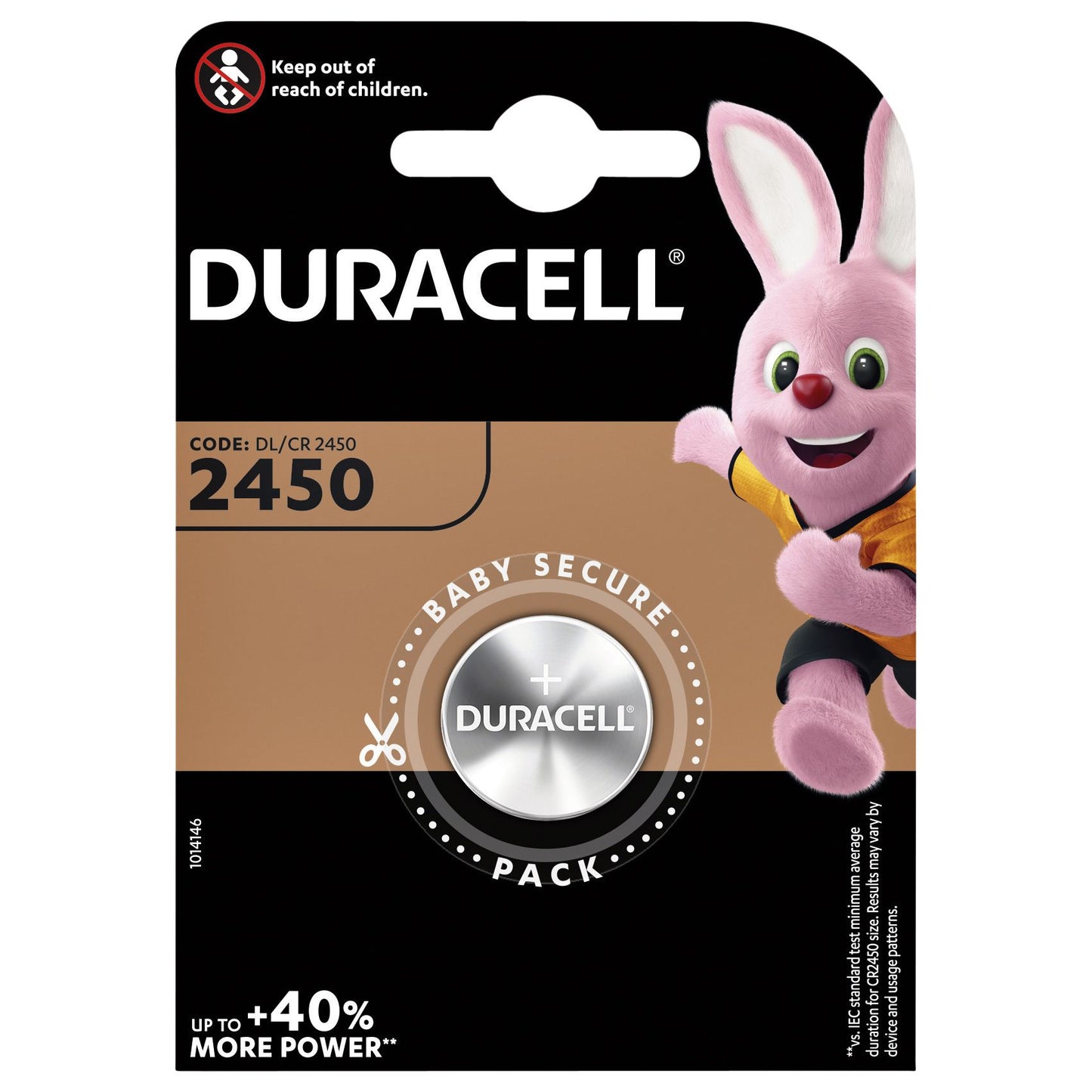 Duracell - Batteria a bottone 1xCR2450 litio Ø24mm 3V-540mAh