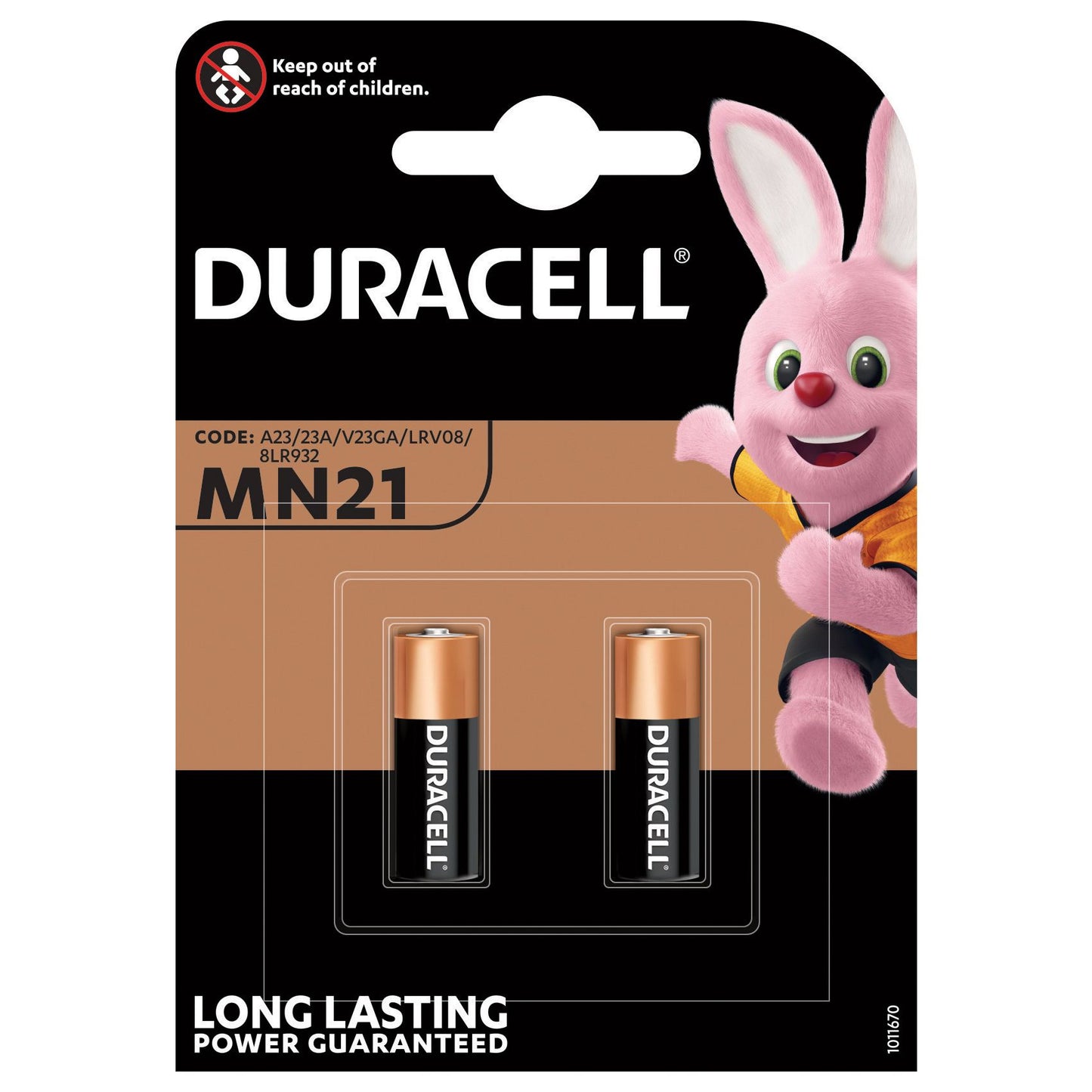 Duracell - Batterij 2x MN21 alkaline | 10 stuks