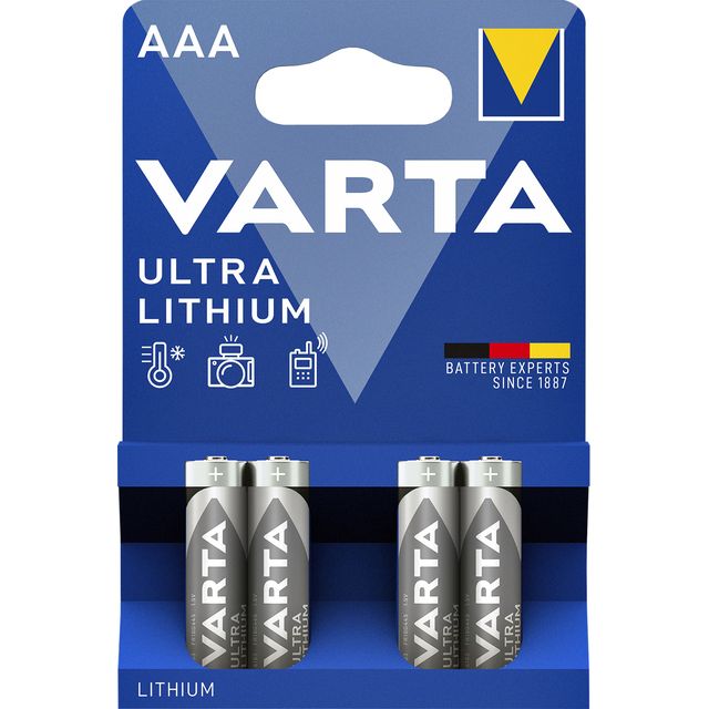 Varta - Batterij Ultra lithium 4x AAA