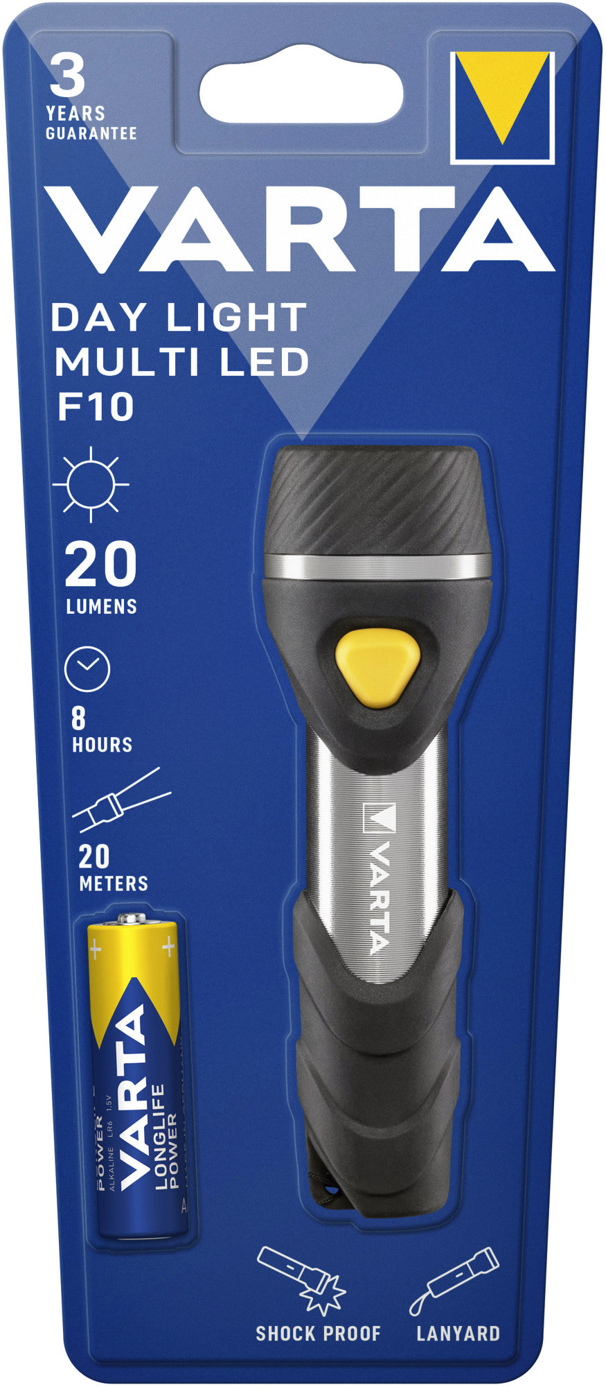 Varta - Zaklamp multi Led day light F10