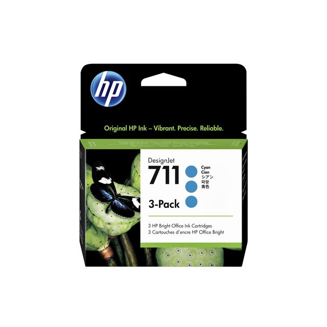 HP - Cartucho de tinta cz134a 711 azul