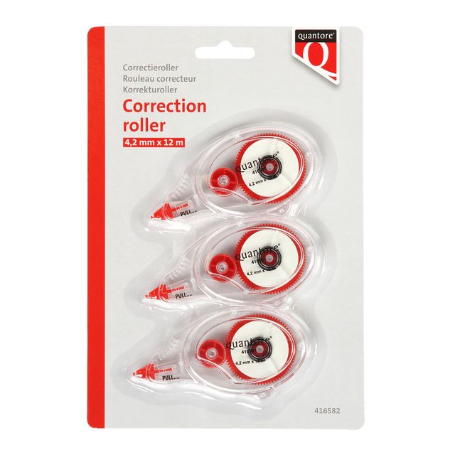 Quantore - Correctieroller 4.2mmx12m | 12 stuks