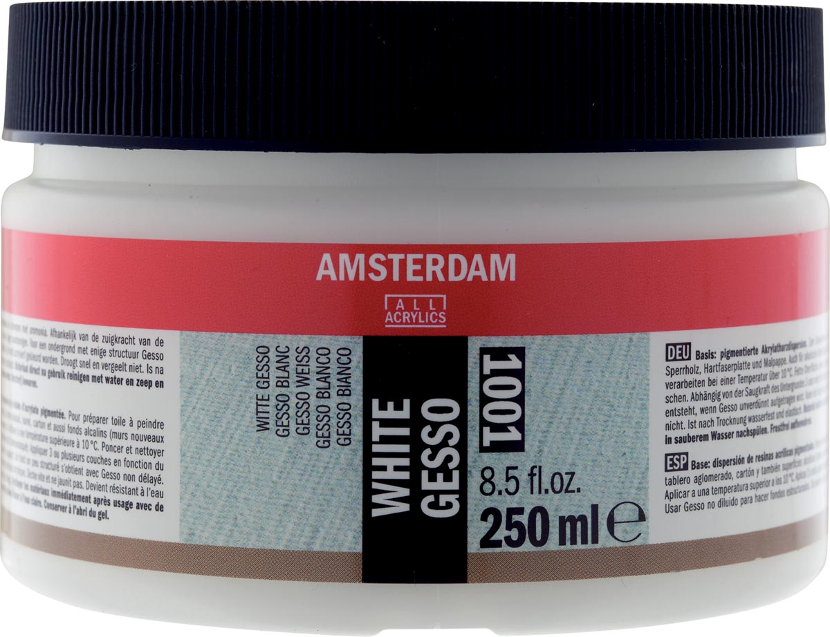 Amsterdam - gesso blanco, botella de 250 ml
