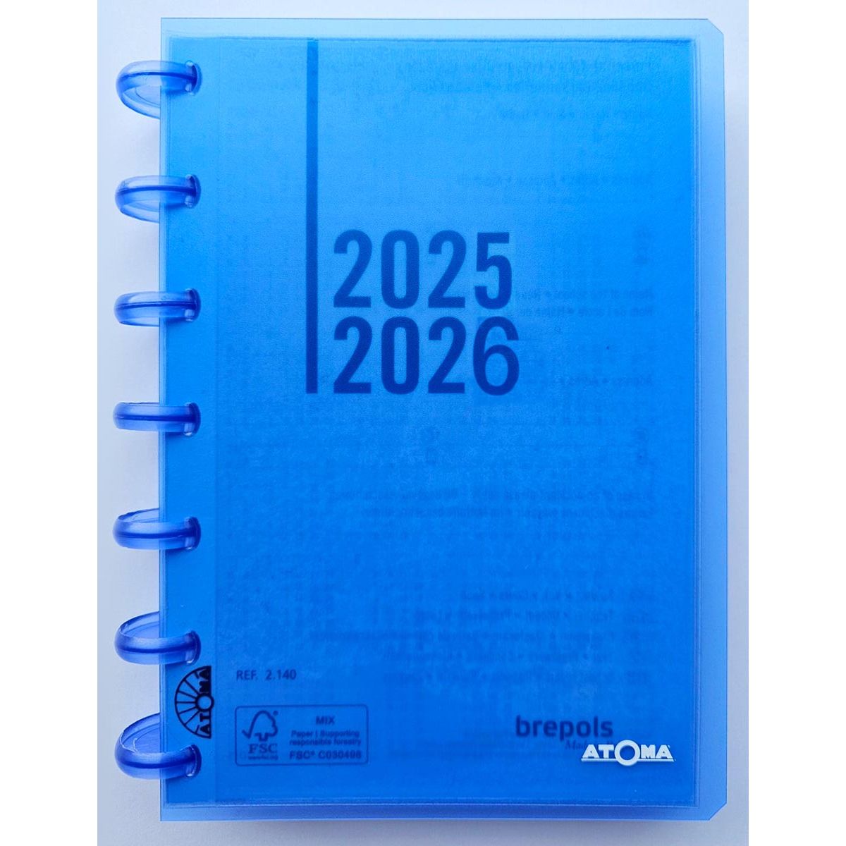 Atoma - agenda escolar, pies 110 x 170 mm, 1 día por página, 2025-2026