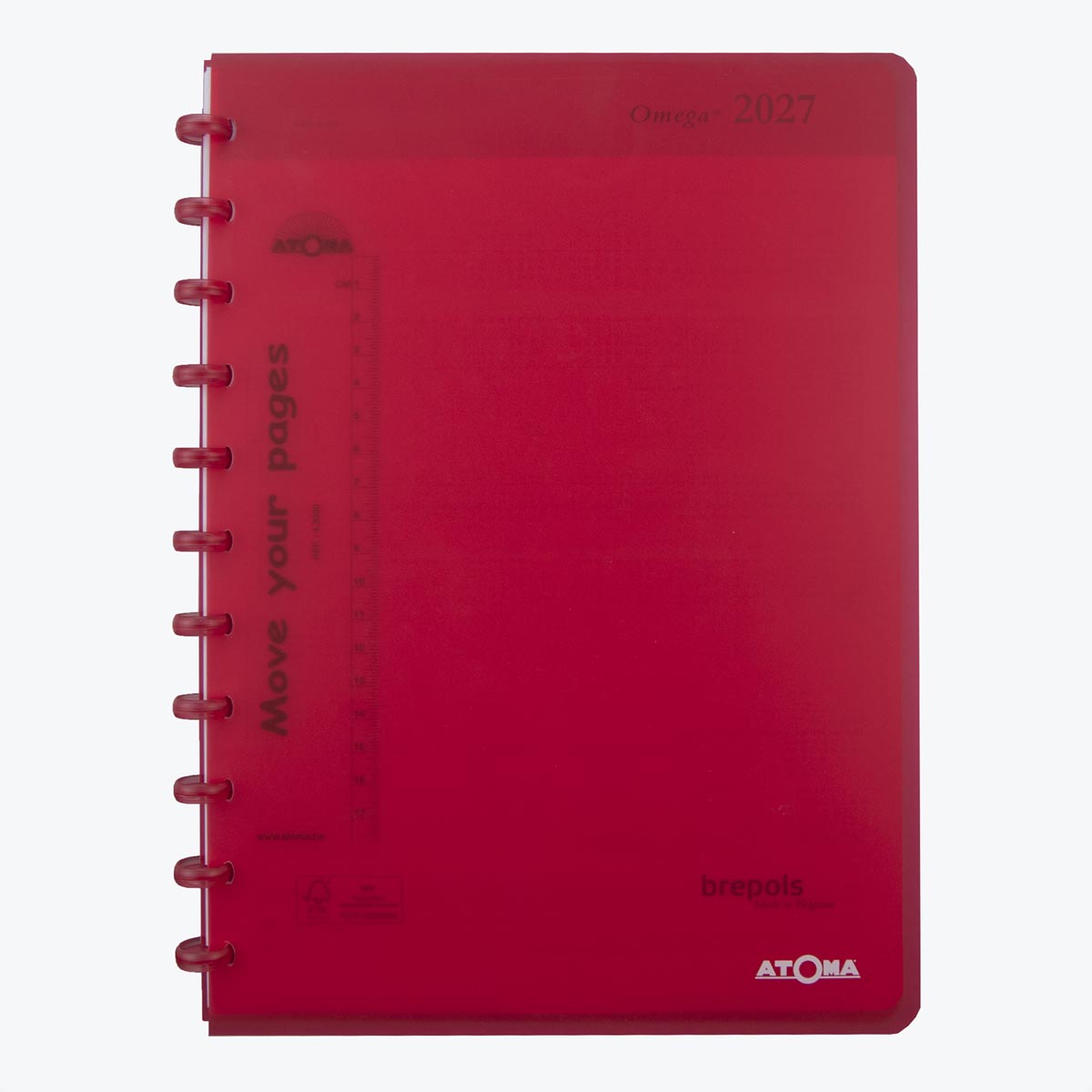 Atoma - agenda, ft A4, white paper, 128 pages, 1 week on 2 pages, 2026
