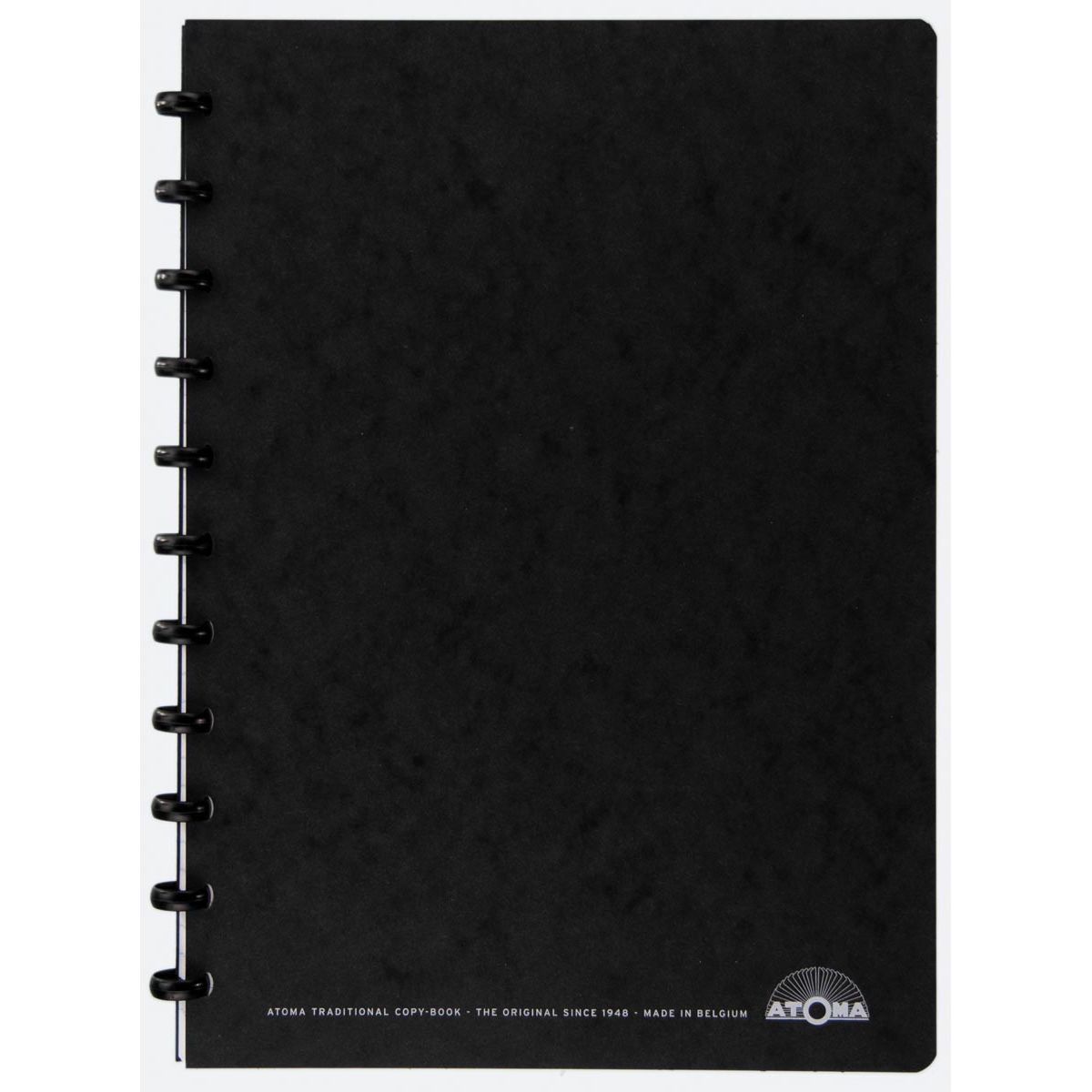 Atoma - meeting book, ft A4, black, checked 5 mm