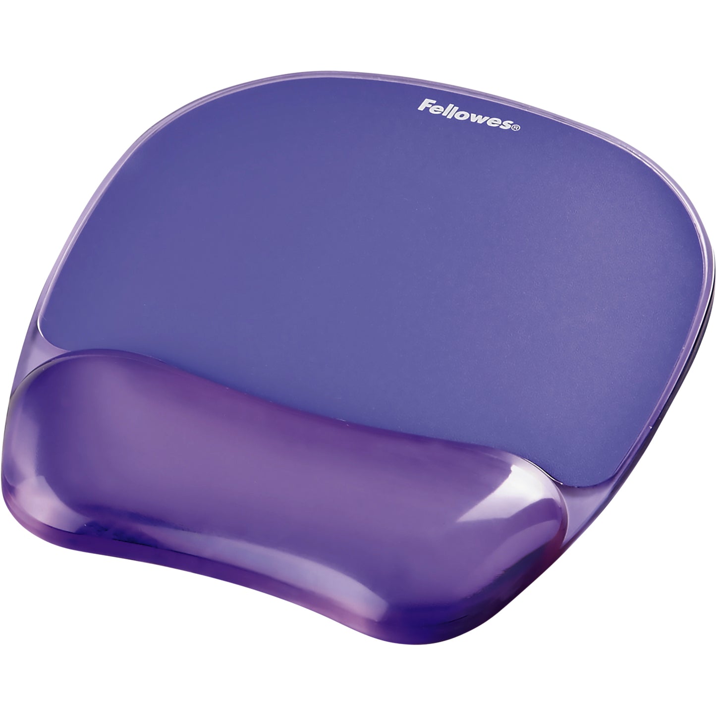 Fellowes - Mouse pad wrist support crystals gel tr ps