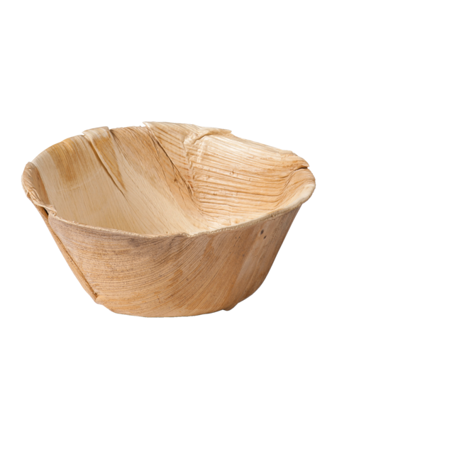Depa - Kom | rond | palmblad | Ø14cm | 500ml | naturel | 100 stuks