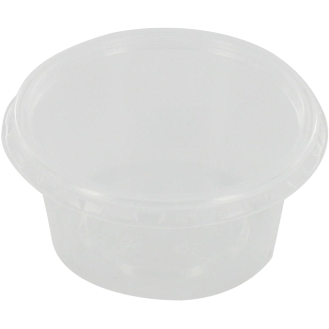Klika - Bak | PP | 80ml| Ø72mm | incl. Coperchio | bicchiere di plastica | 35 mm | trasparente | 500 pezzi