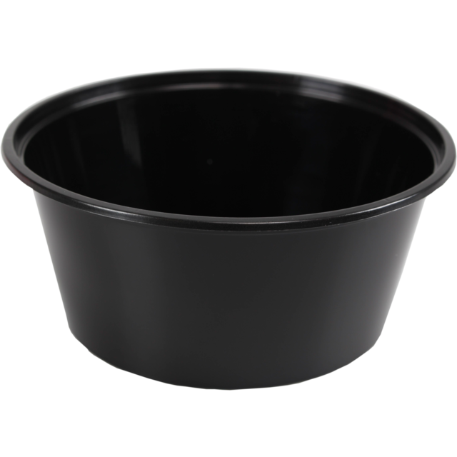 Klika - Bak | PP | 350ml | Ø119mm | plastic cup | 52mm | black | 500 pieces