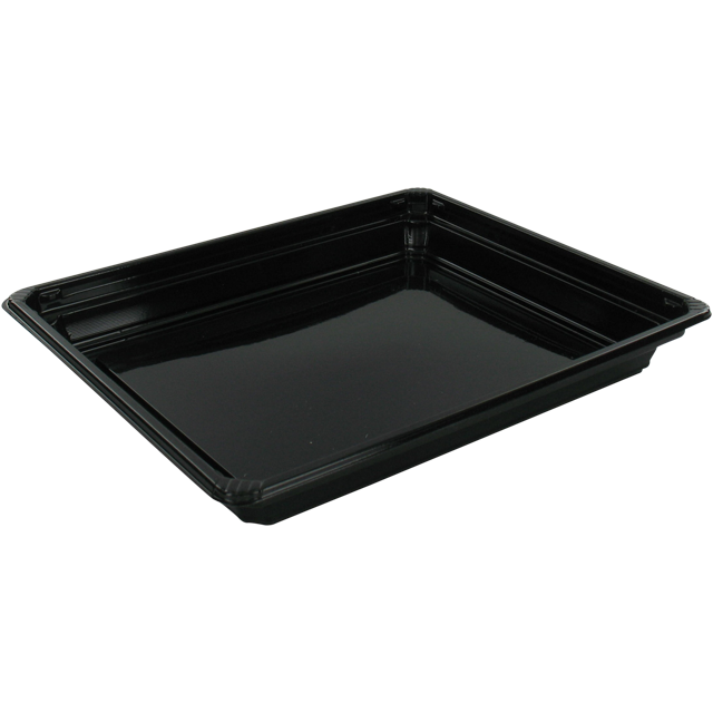 Klika - Bak | Gerecycled PET | sushitray | 171x143x22mm | zwart | 600 stuks