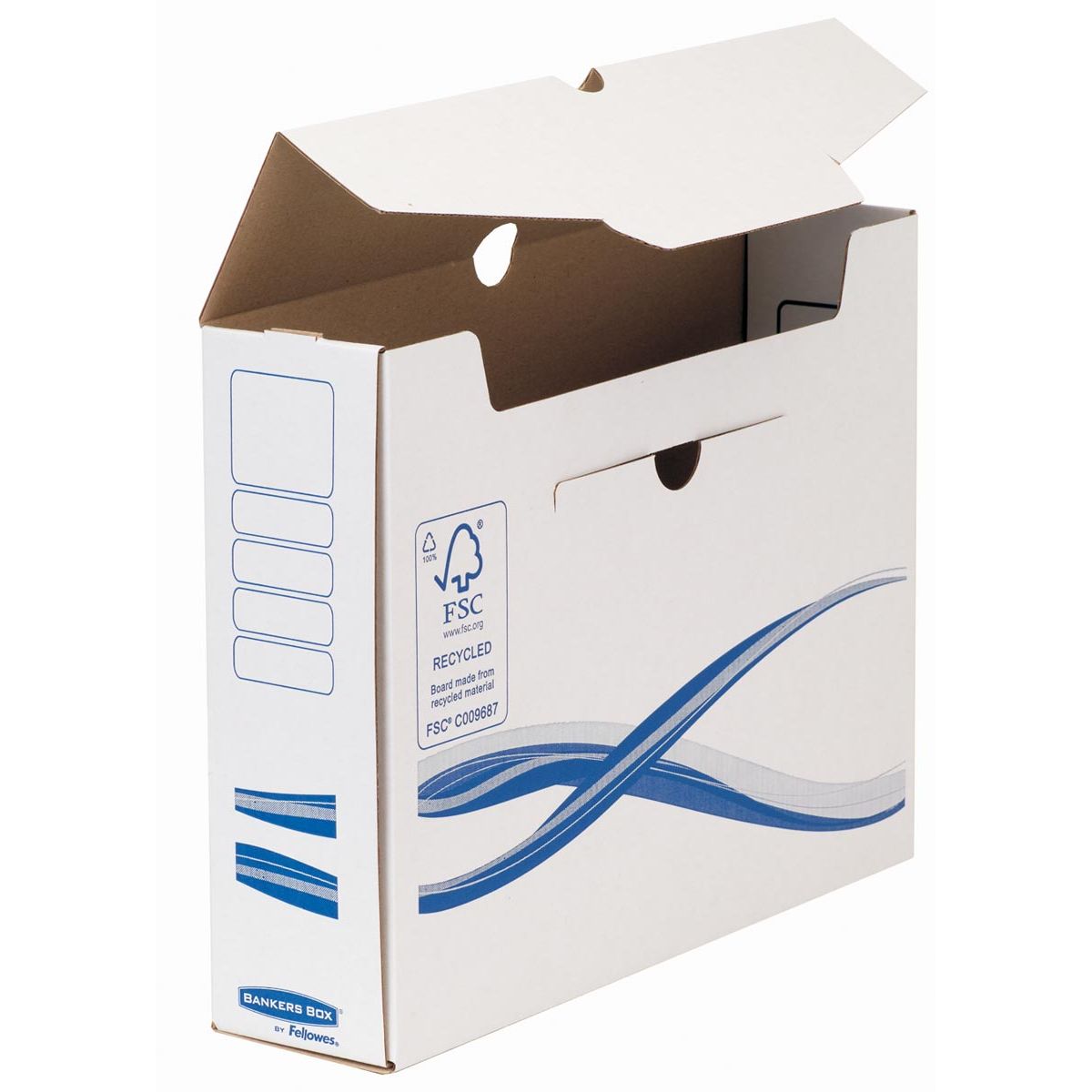 Bankers Box - Basic, transfer archiefdoos, ft A4+, rug van 8 cm