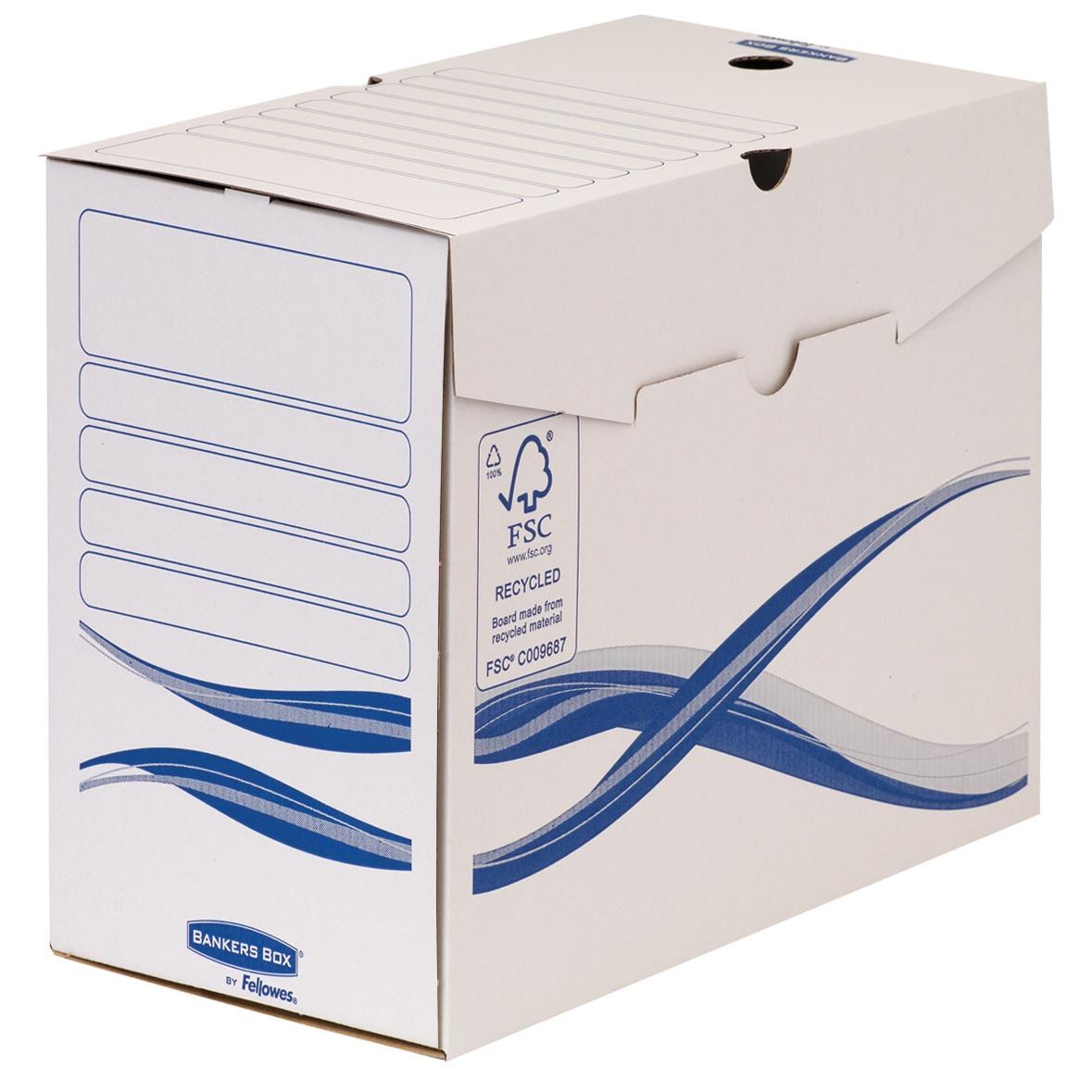 Bankers Box - Basic, scatola archivio per trasferimenti, ft A4+, dorso 15 cm