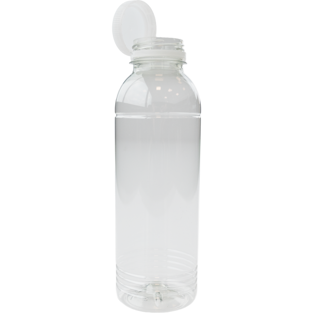 Klika - Fles | petfles | Gerecycled PET | met vaste dop | 500ml | transparant | 126 stuks