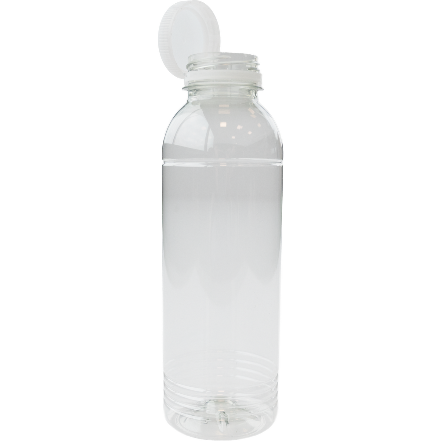 Klika - Fles | petfles | Gerecycled PET | met vaste dop | 500ml | transparant | 126 stuks
