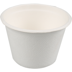 sauce tray - cup Sugar cane 140ml 50 pieces