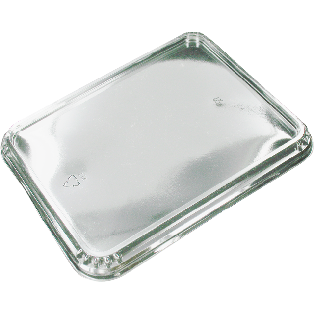 Klika - Coperchio | cestino del menu | PET riciclato | rettangolare | 226x177x trasparente
