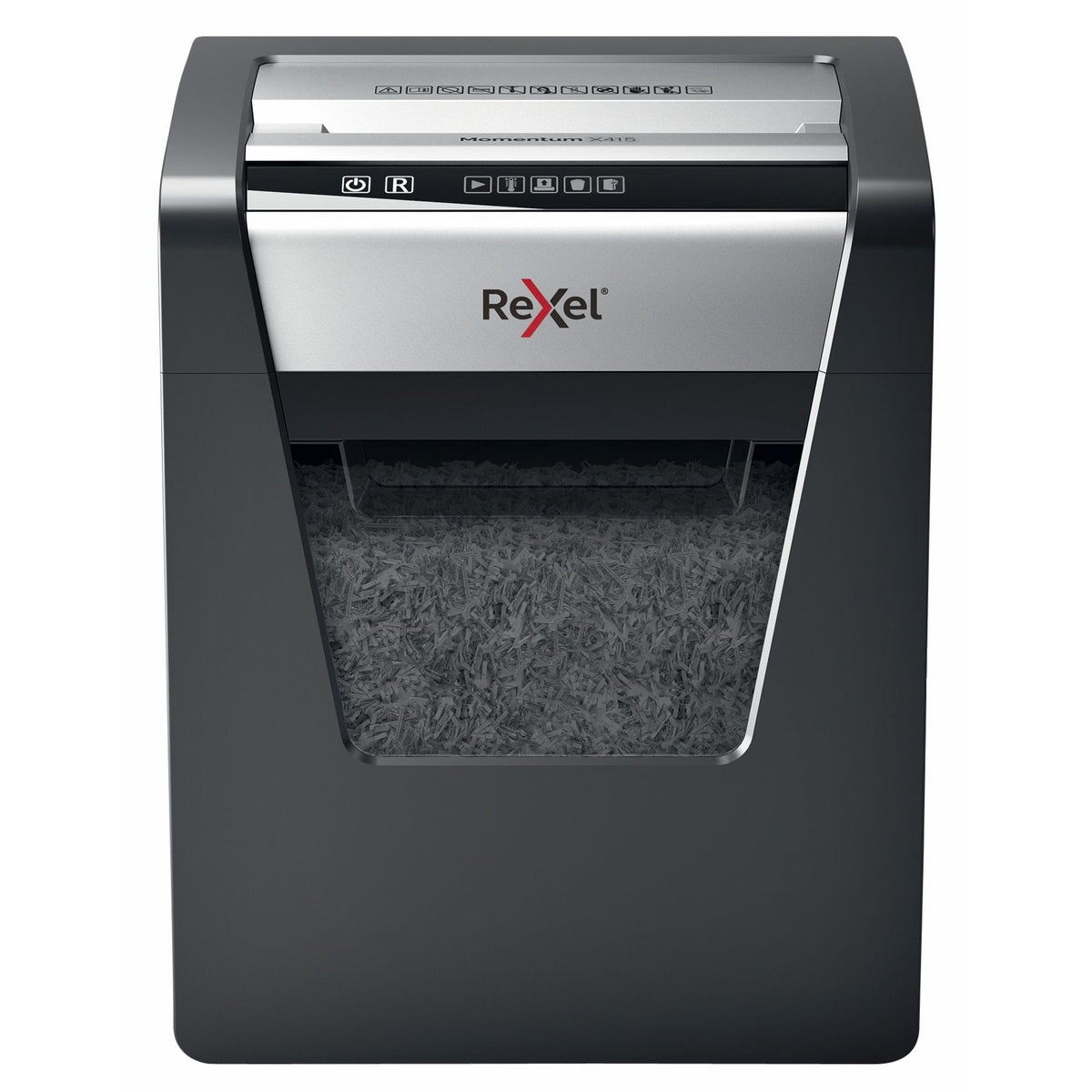 Rexel - Momentum X415 papiervernietiger Kruisversnippering 58 dB Zwart, Grijs
