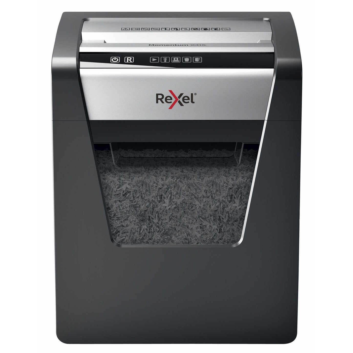 Rexel - Momentum X415 papiervernietiger Kruisversnippering 58 dB Zwart, Grijs