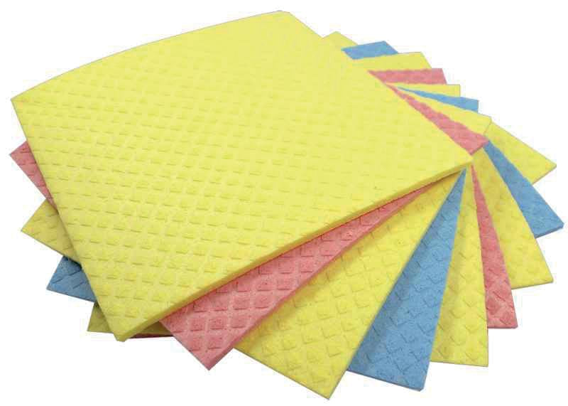Aqualine - dishcloths ft 18 x 20 cm, assorted colours, pack of 5