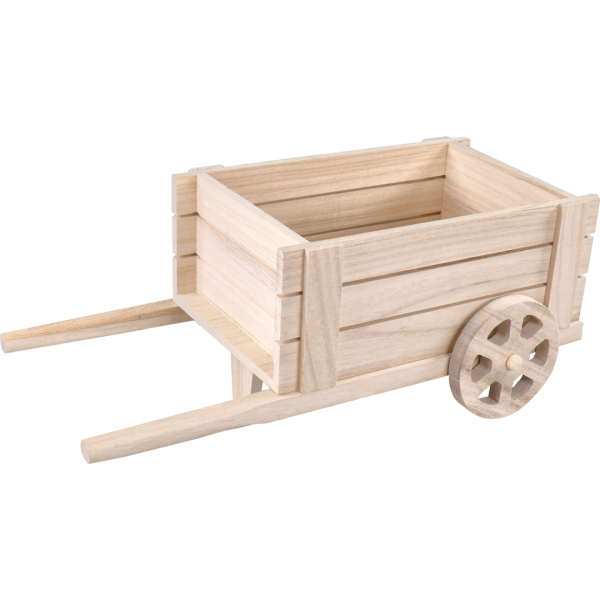 Neutral – Bierverpackung, Schubkarrenholz, 6 Flaschen, 38 x 20 x 15 cm, Karton mit 2 Stück