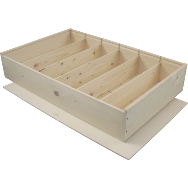 Klika - Wine box | wood | 6 bottles | incl. Lid | 566x340x85mm | 5 pieces