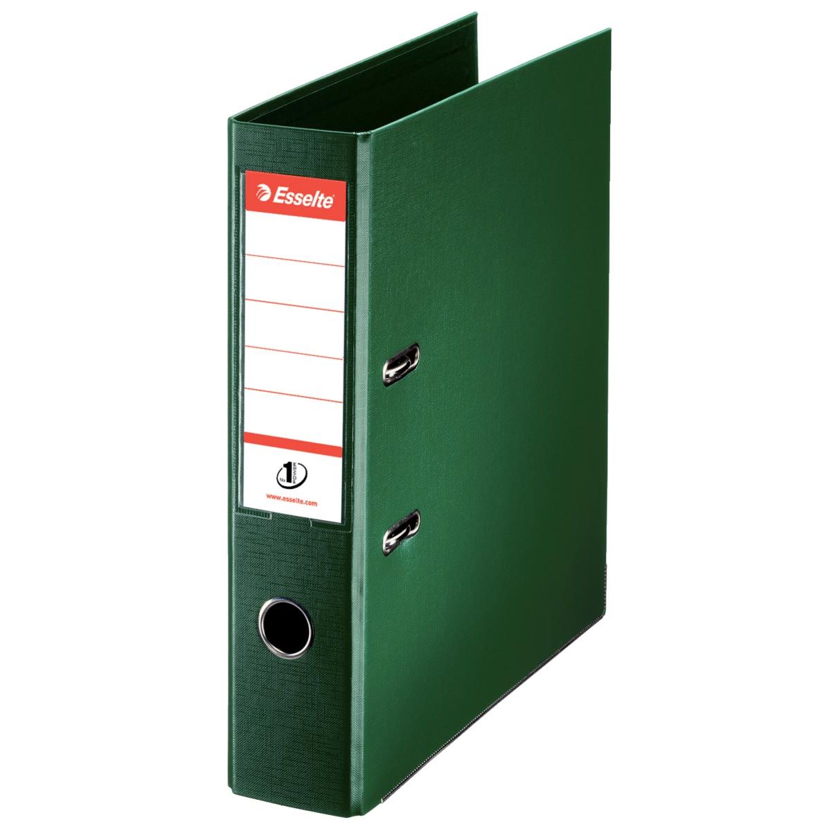 Esselte - Power N°1 green binder, spine 7.5 cm