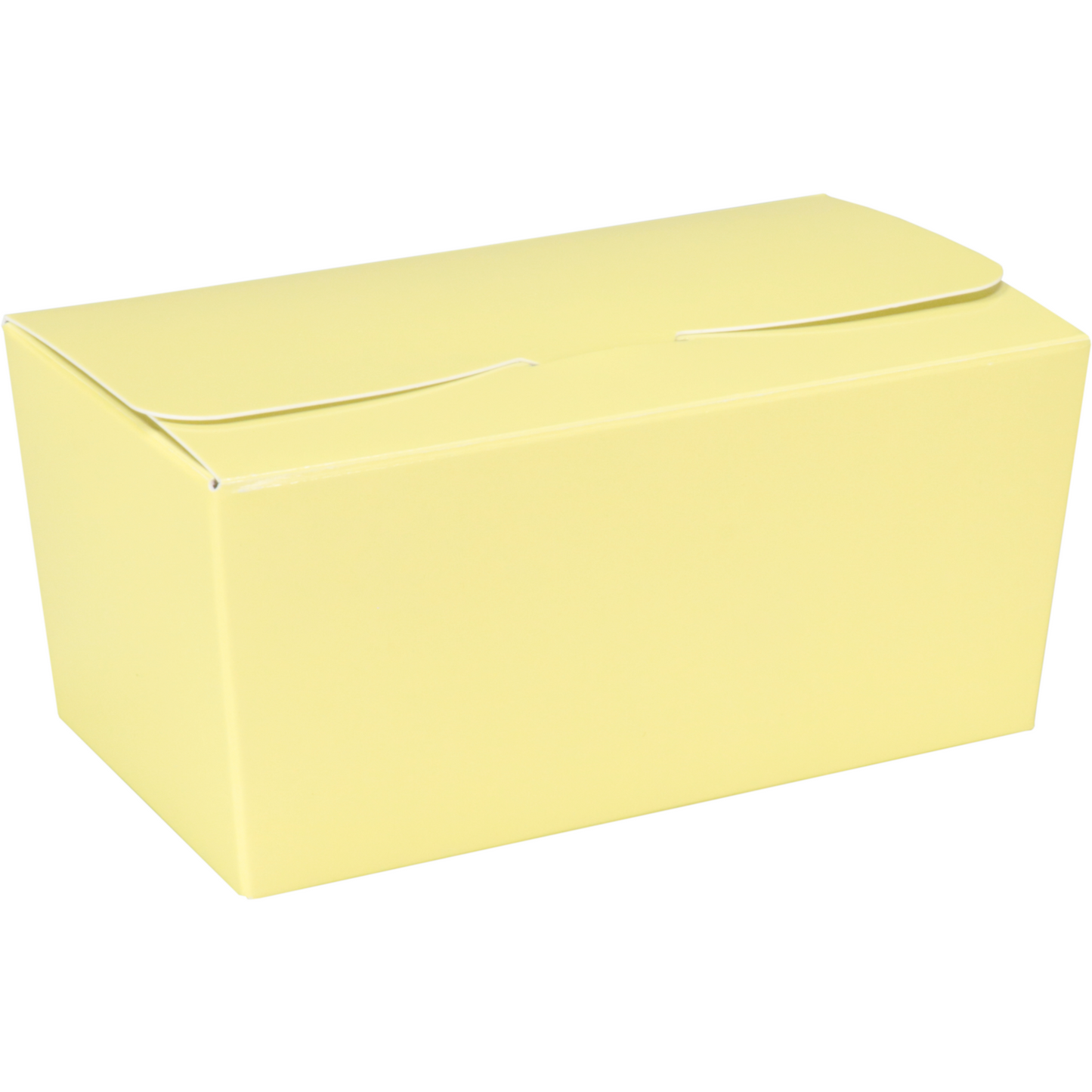 Depa - Ballotin | karton + PP | 250gr | 113x62x55mm | pastelgeel/zilver | 200 stuks
