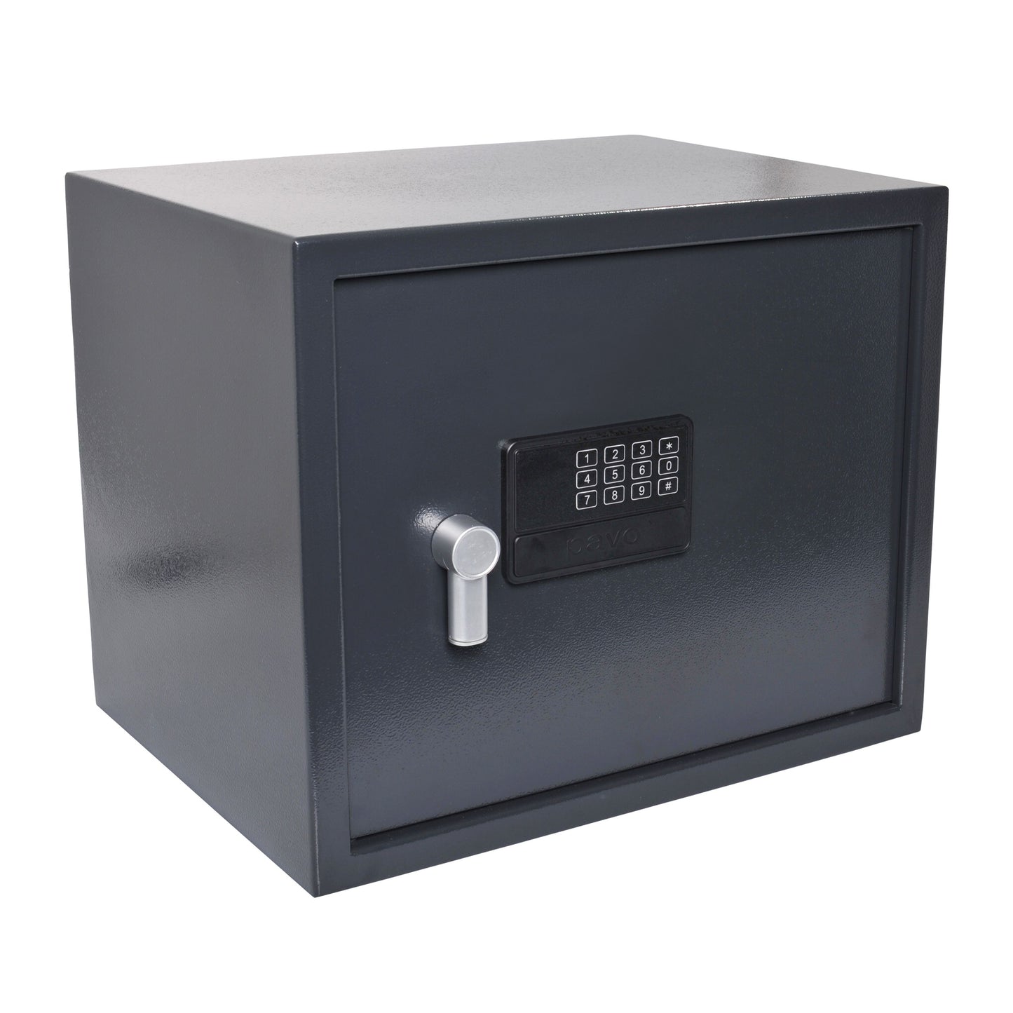 Pavo - Coffre-fort électronique 430x350x330mm gris foncé