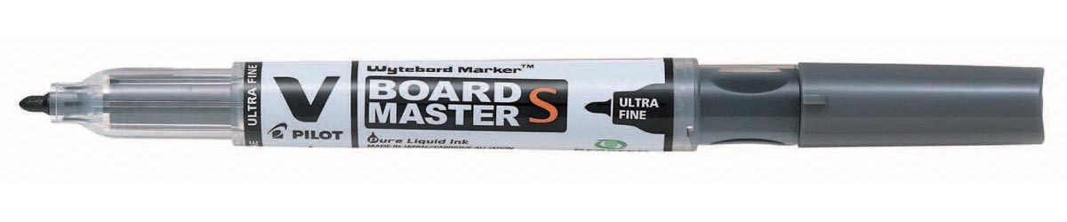 Pilot - V-Board Master Whiteboardmarker, runde Spitze, 0,8 mm, schwarz
