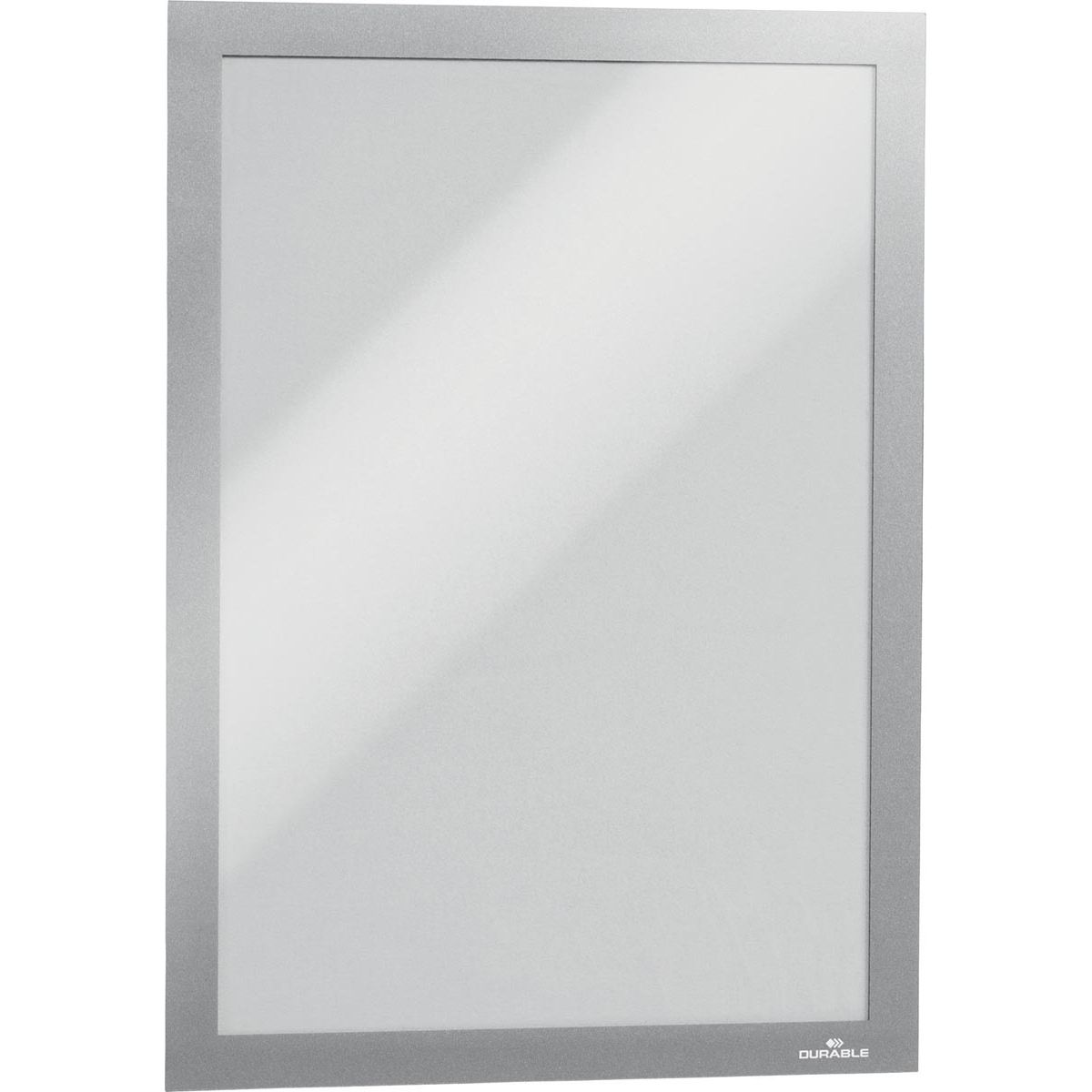 Durable - Duraframe A4 silver, in hangable pouch