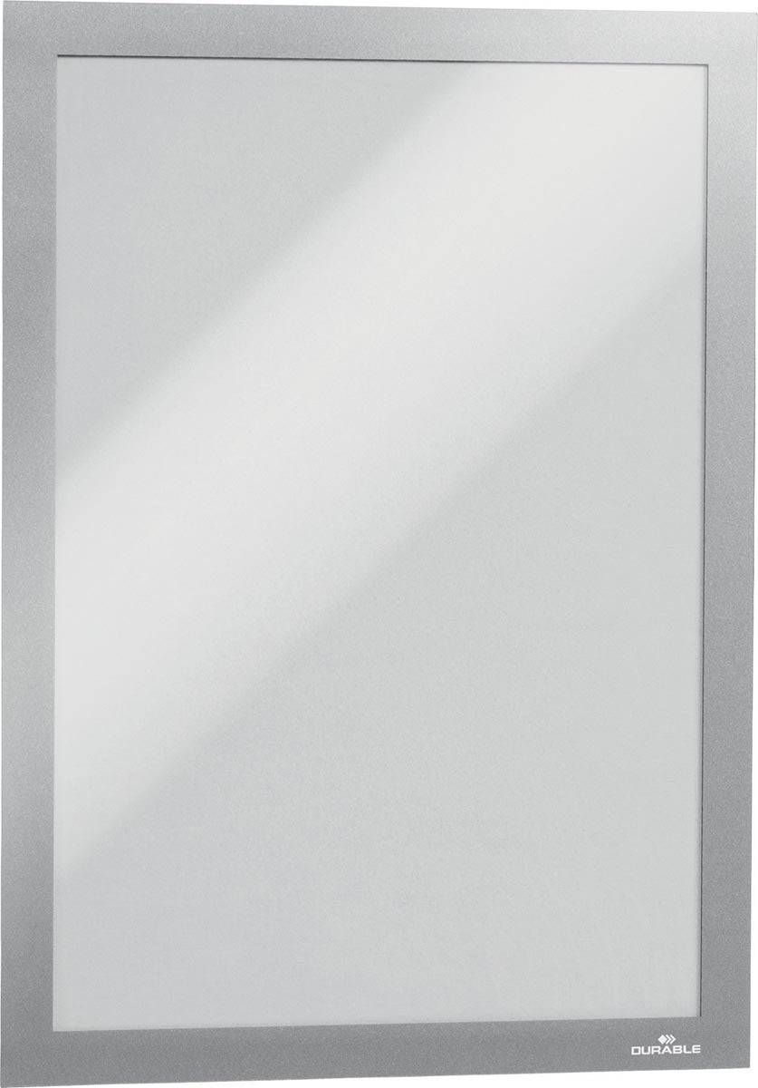 Durable - Duraframe A4 silver, in hangable pouch
