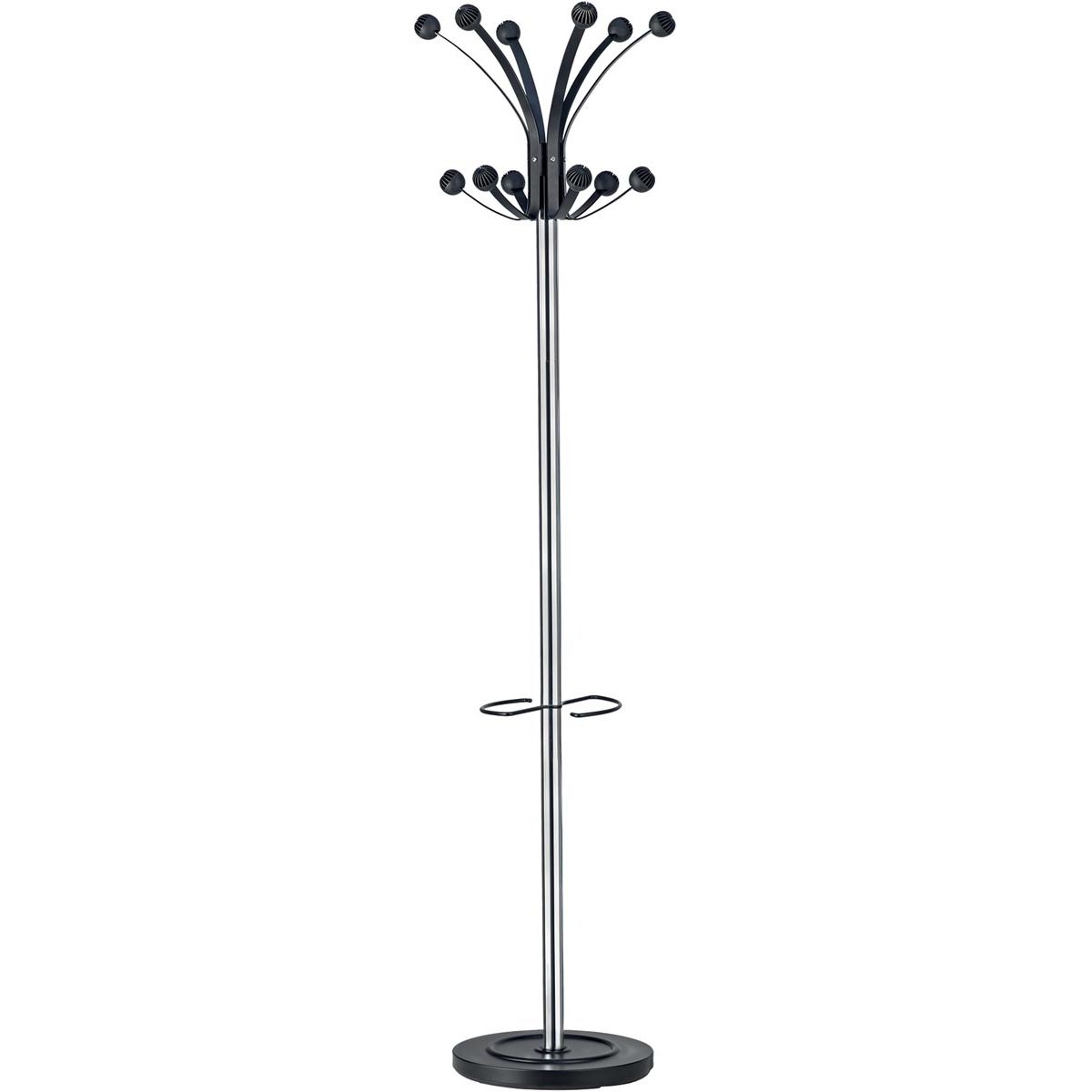 Unilux - Portemanteau Hakea, noir et chrome