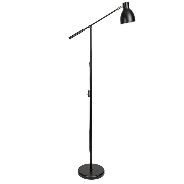 MAUL - Stehleuchte Finja exkl. Leuchtmittel LED-Lampe hg 138cm Arm 30cm schwarz