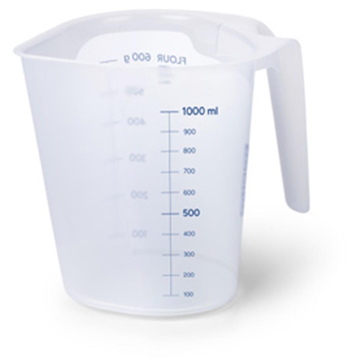 Day to day - DTD maatbeker, 1 l, kunststof, transparant