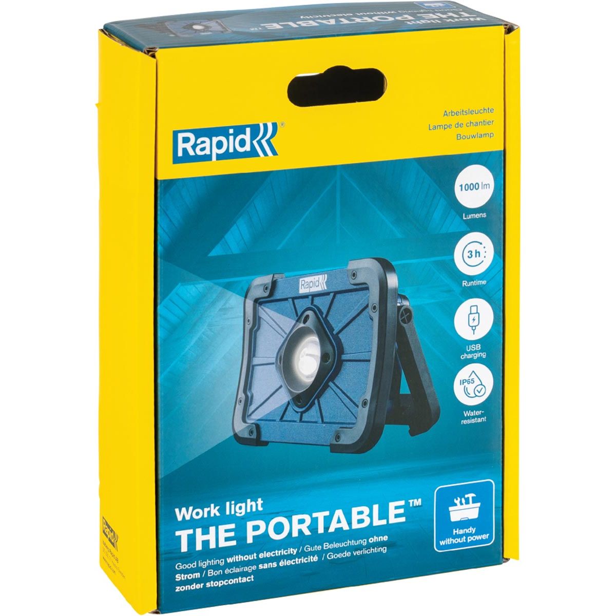 Rapid - werklamp The Portable, 3,6 V, lithium-ion, ingebouwde accu