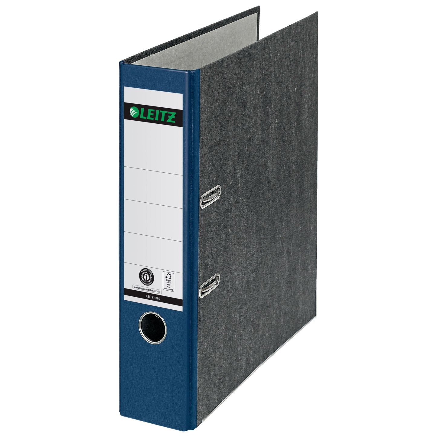 Leitz - Ordner 1080 180° 80mm cartón A4 azul