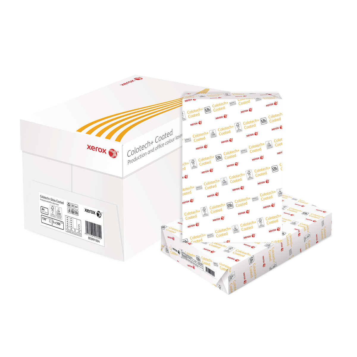 Xerox - Laserpapier colotech+ glossy a4 130gr wit