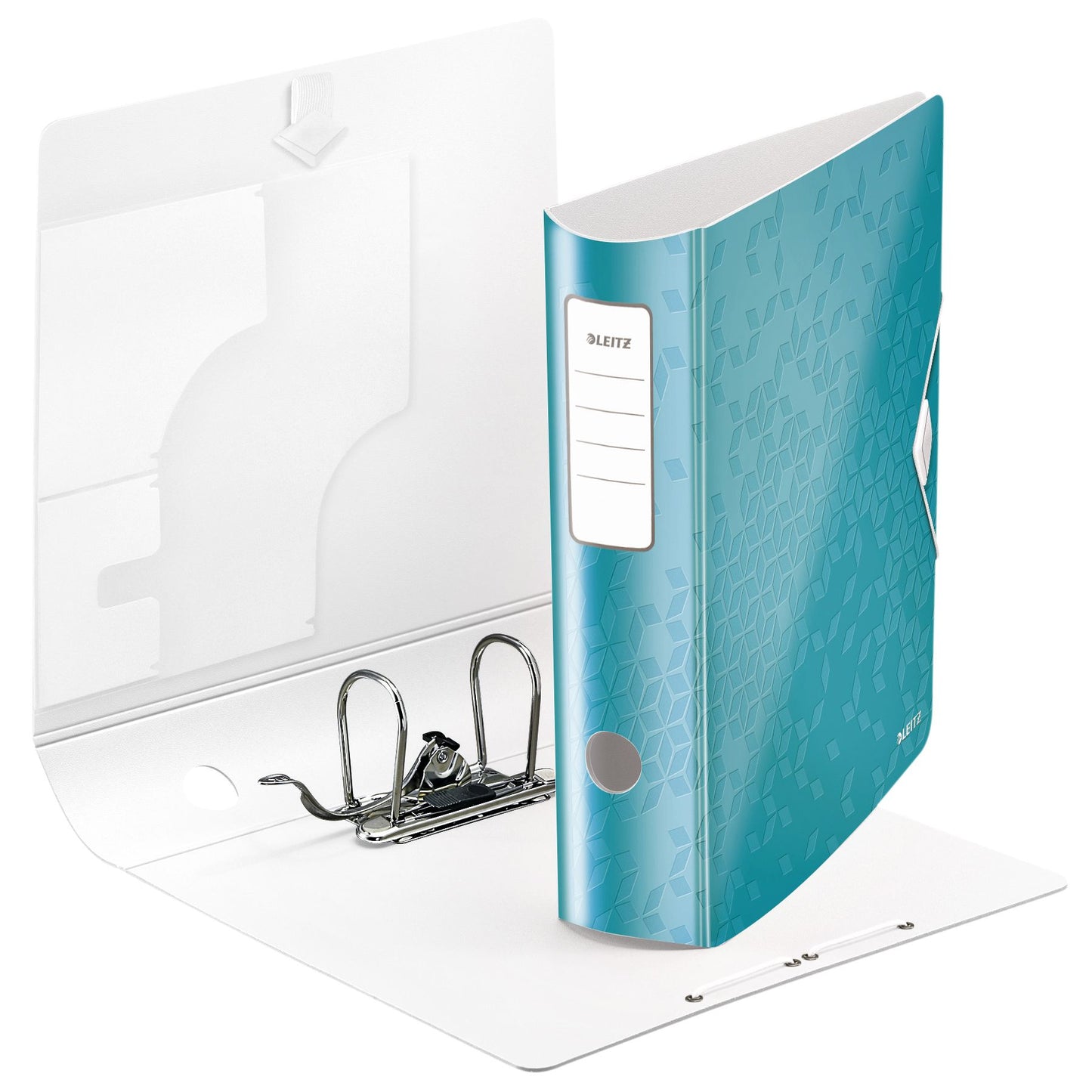 Leitz - Ordner WOW active 180° 80mm PP A4 blu ghiaccio