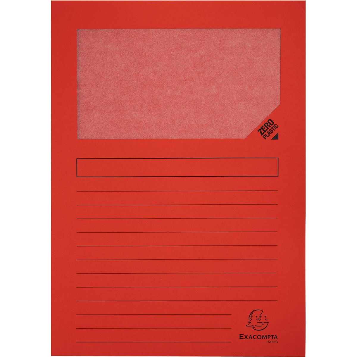 Exacompta - L-folder Forever, for ft A4, pack of 25 pieces, red