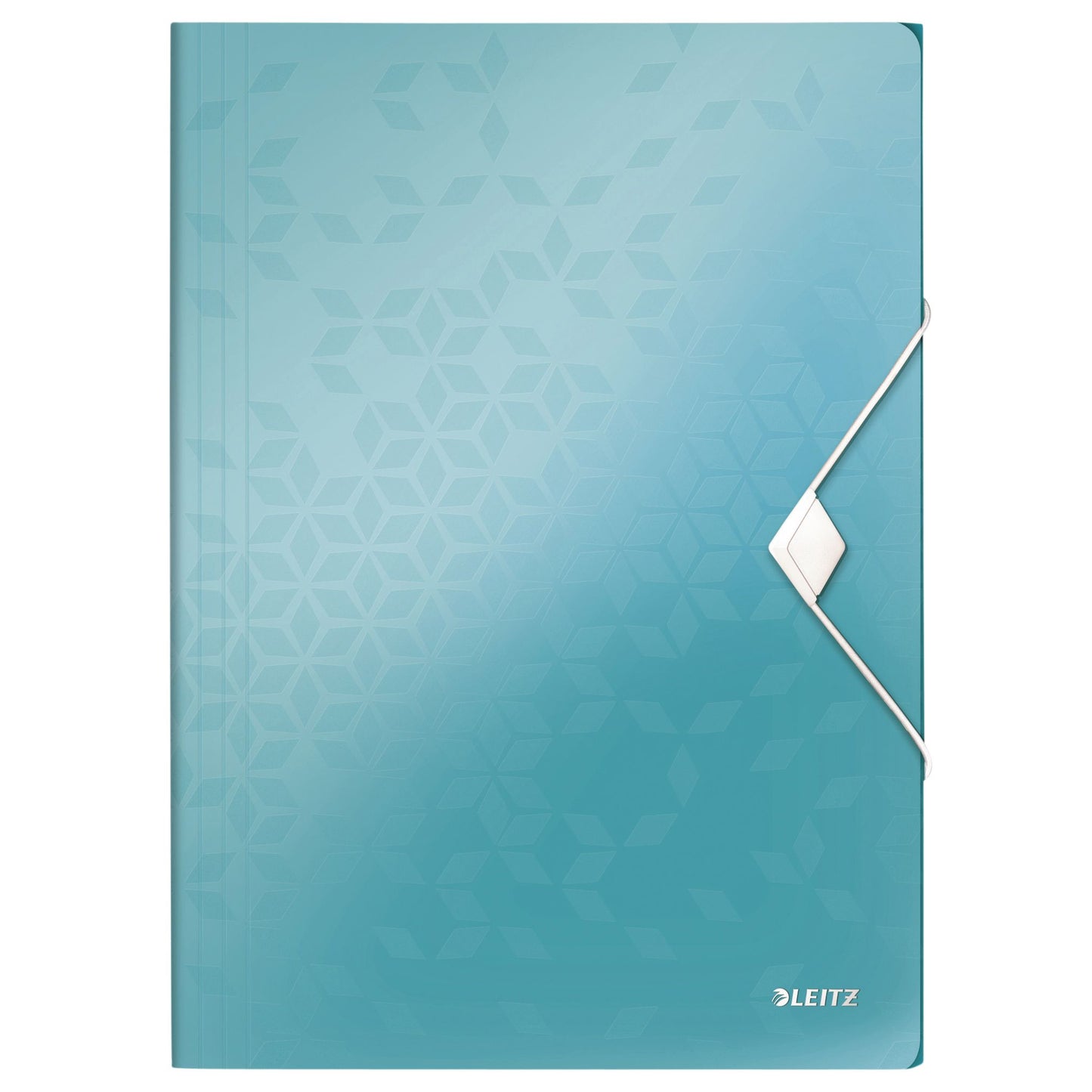 Leitz - Elastomap wow a4 3 klep pp ijsblauw | 10 stuks