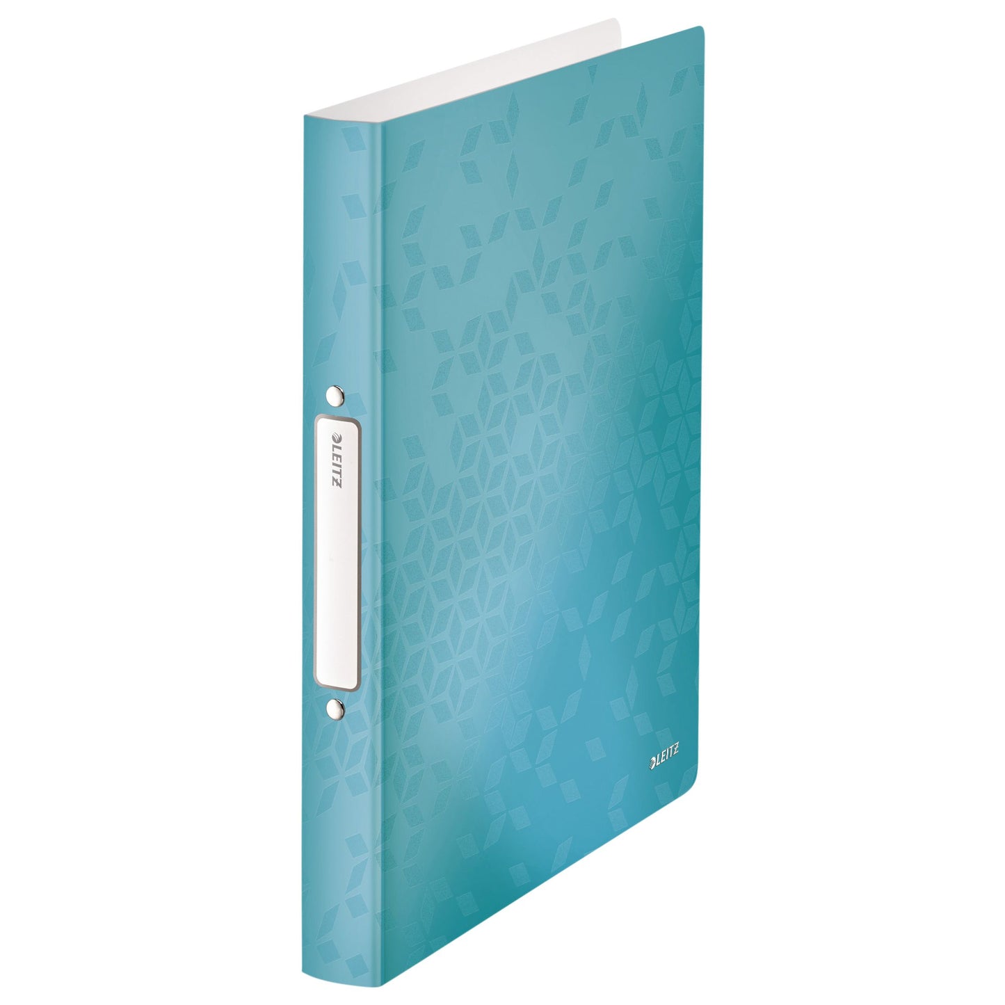 Leitz - Carpeta de anillas WOW A4 2 anillas Mecanismo tórico 25 mm PP azul hielo | 10 piezas