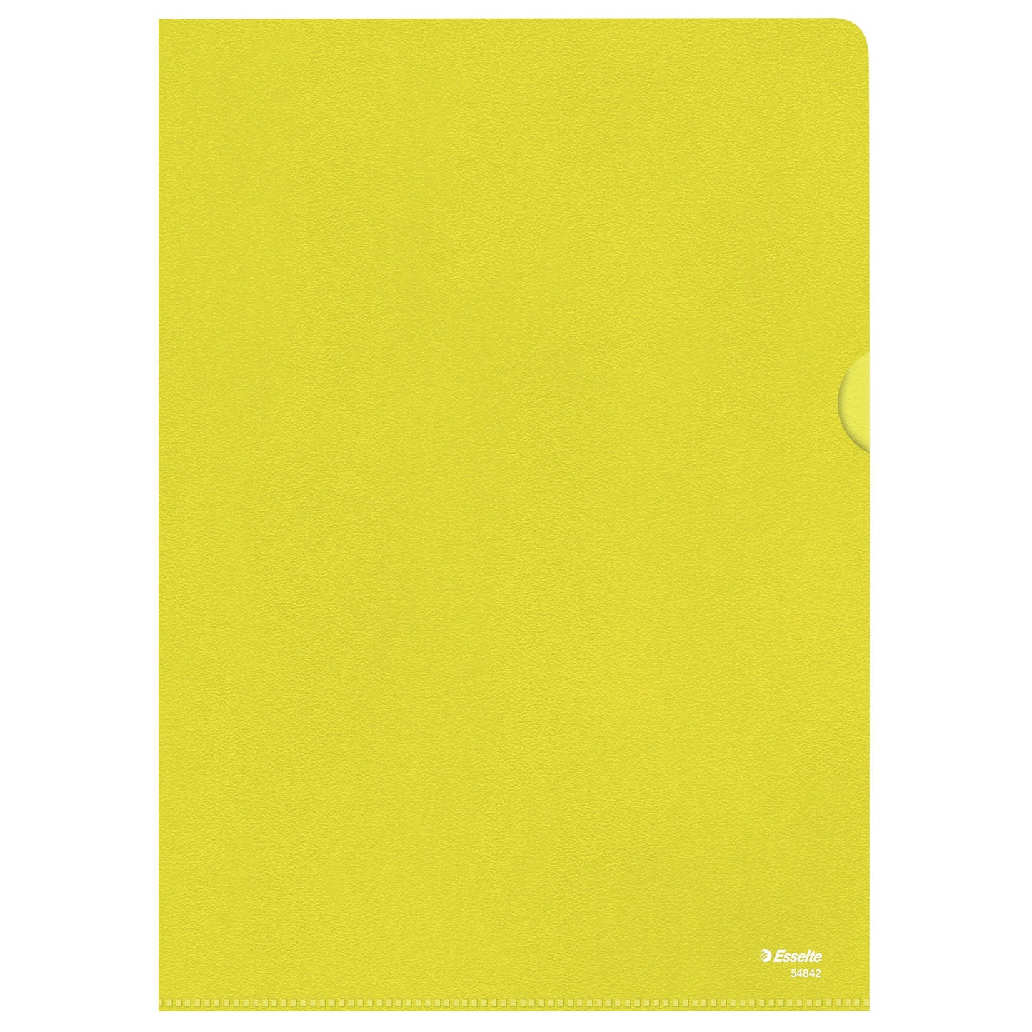 Esselte - Carpeta insertable modelo L estándar A4 0,11mm PP amarillo 100 piezas