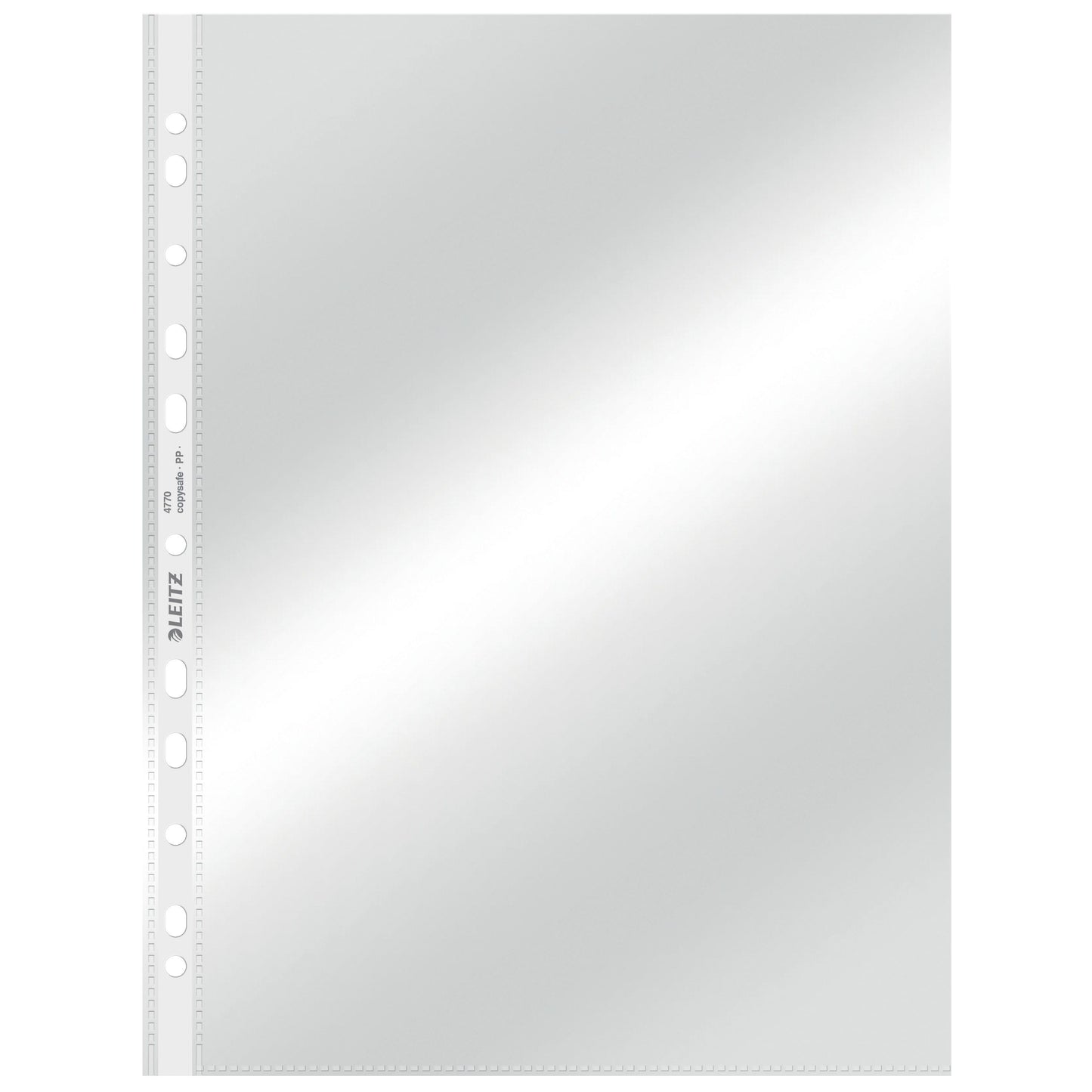 Leitz - Ausstellungstasche Standard-Kopierschutz 0,08 mm PP A4 transparent 100 Stück