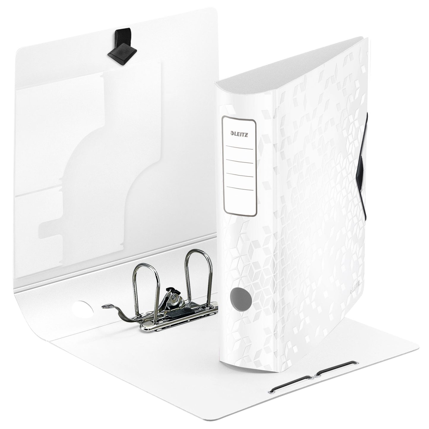 Leitz - Ordner WOW attivo 180° 80mm PP A4 bianco | 5 pezzi