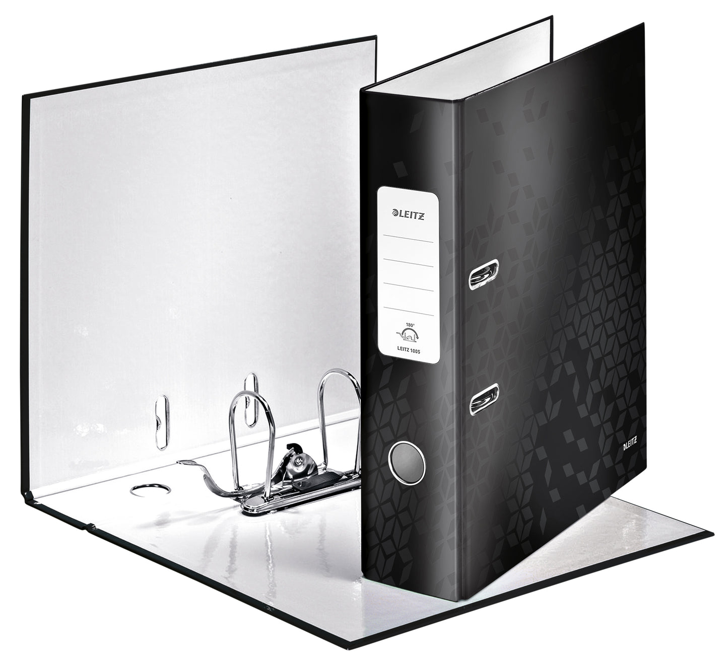 Leitz - Ordner Wow plastificado 180° 80mm A4 negro