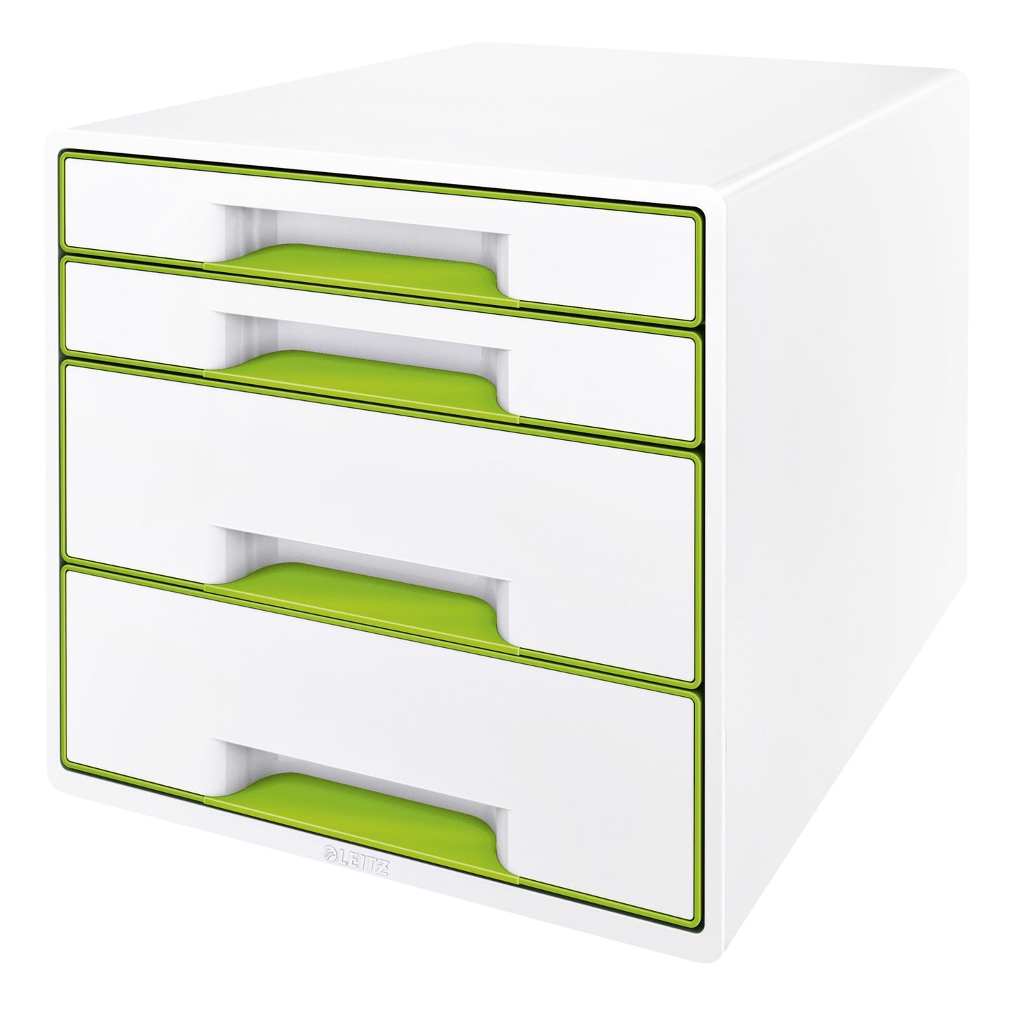 Leitz - Cajonera WOW CUBE 4 cajones blanco/verde