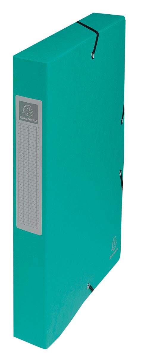 Exacompta - elastobox Exabox groen, rug van 4 cm