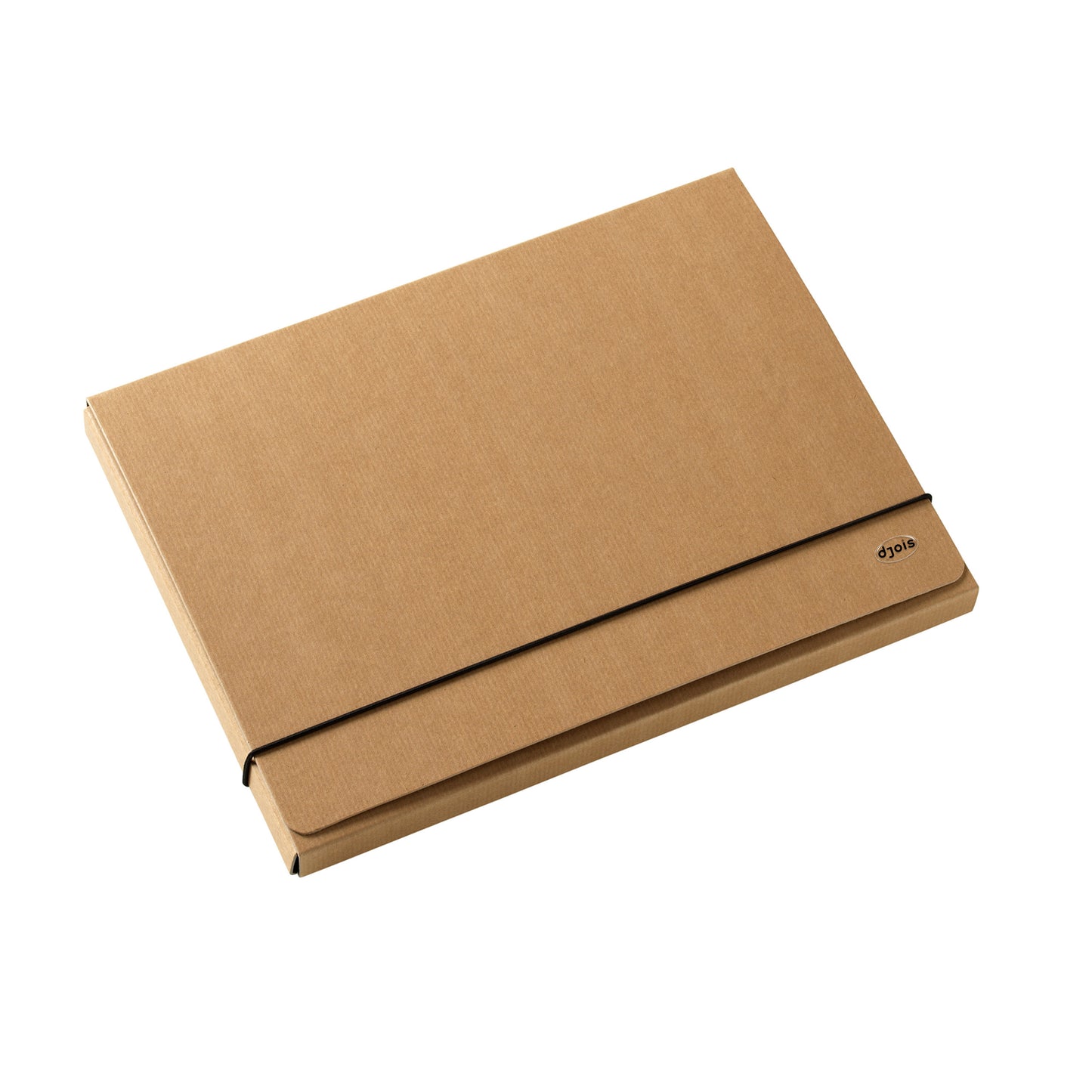 Quantore - Elastobox Kraft Line A4 3 flaps brown