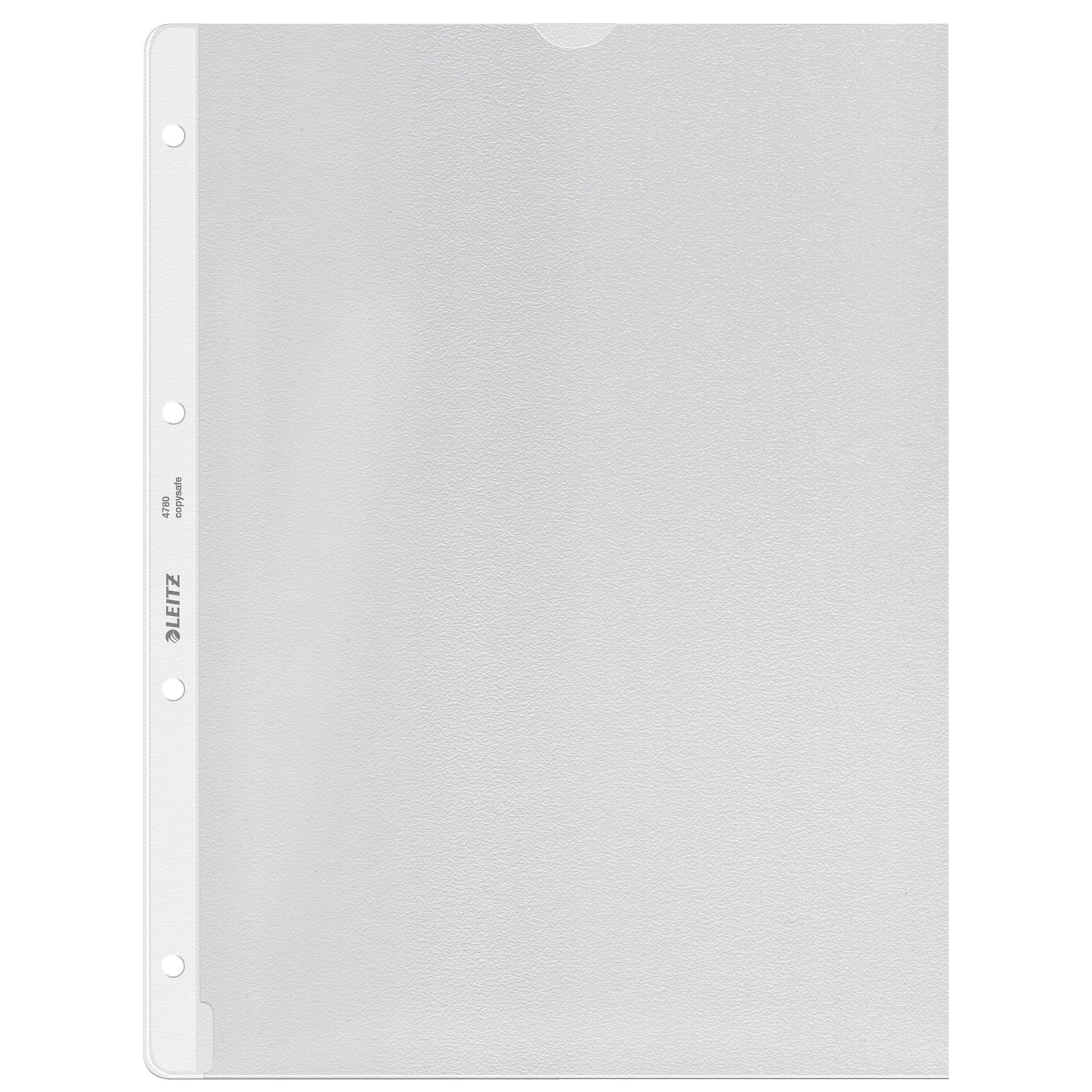 Leitz - Borsa da esposizione con ritaglio sicuro per la copia 0,13 mm PP A4 trasparente 100 pezzi